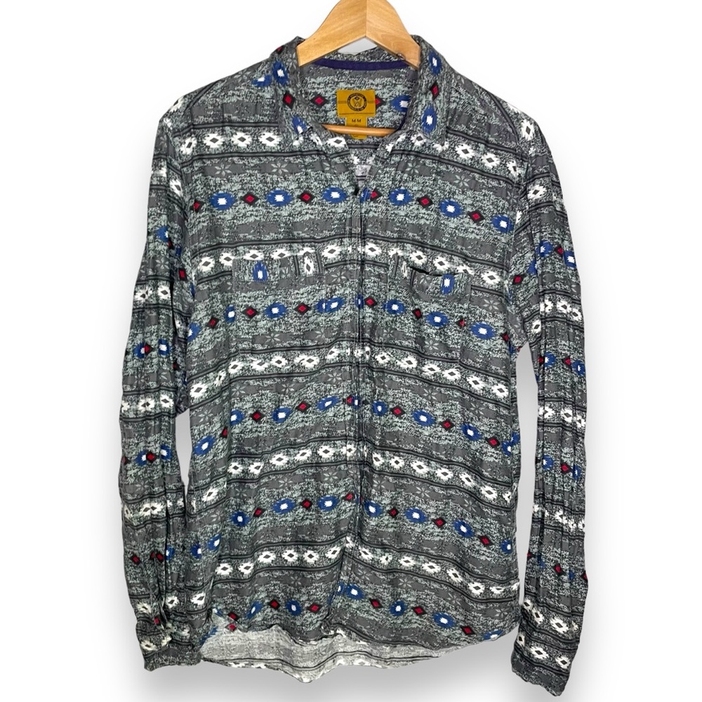 Stapleford Workwear Of The State Mens Aztec Western Country Brushpopper Flannel